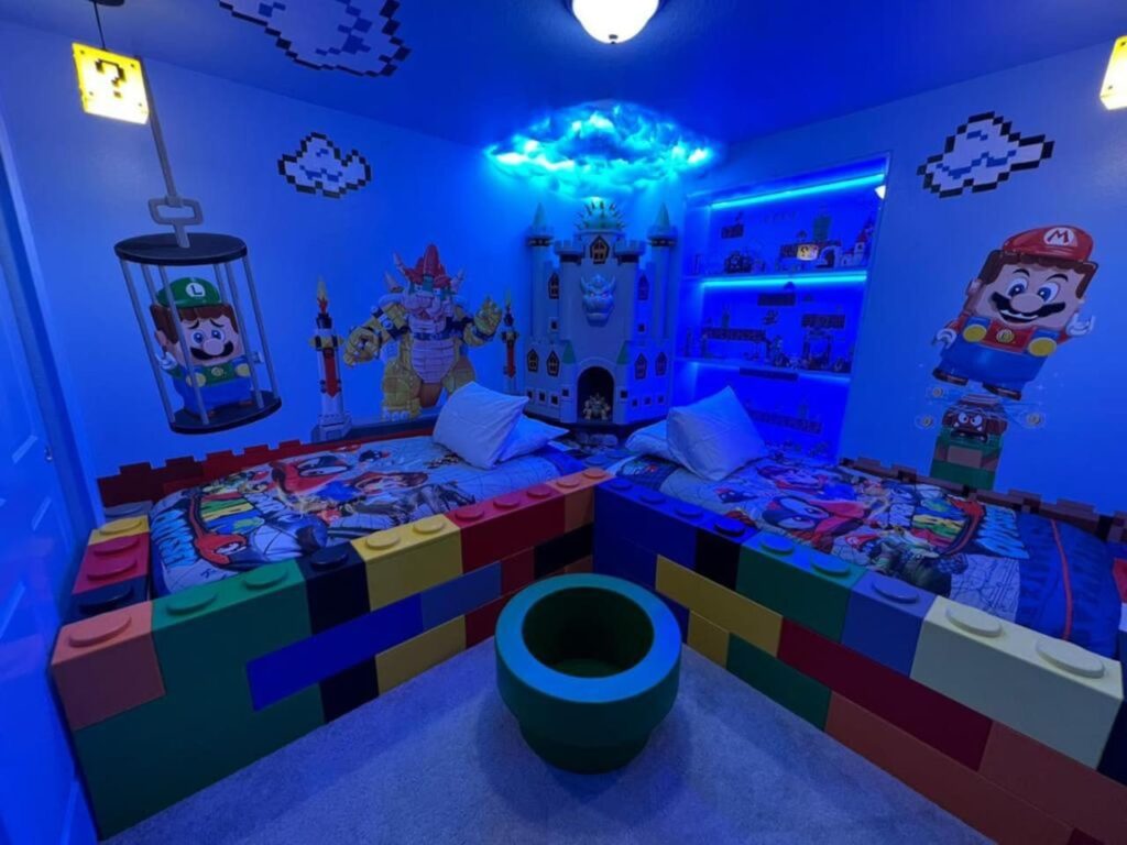 Amazing Friends — Colourful game-themed bedroom